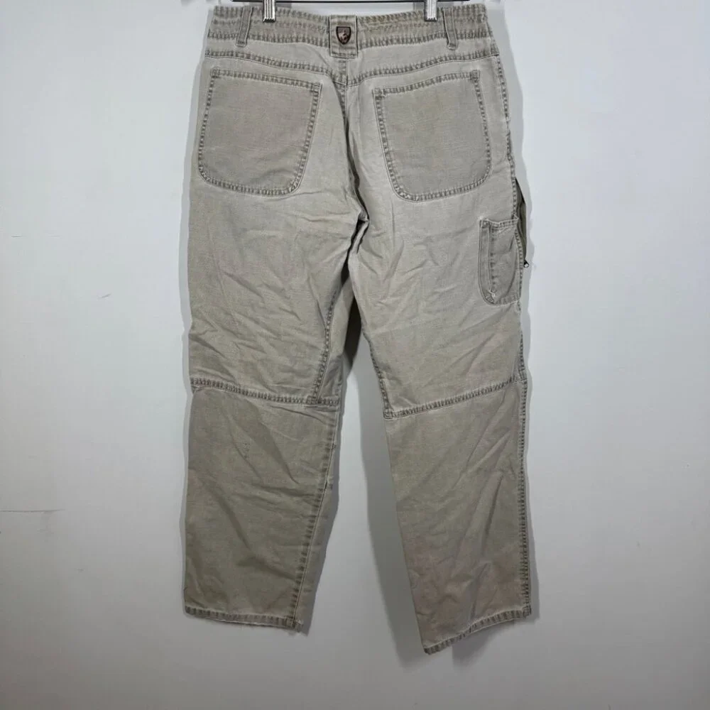 KUHL Khaki Utility Outdoor Pants Size 32x32 Hiking Travel Workwear